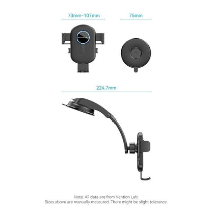 Soporte de Smartphone para Coche Vention KSCB0
Negro