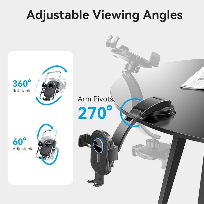 Soporte de Smartphone para Coche Vention KSCB0
Negro