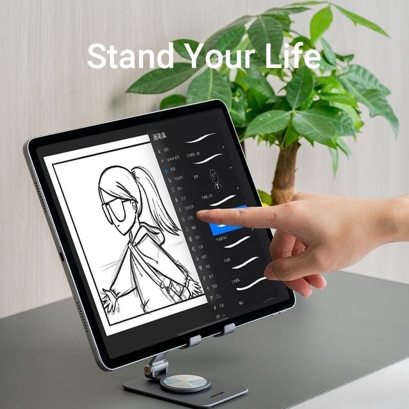 Soporte para Smartphone/Tablet Vention KSDH0
Plata