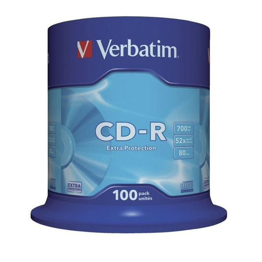 CD-R Verbatim Datalife 52X
Tarrina-100uds