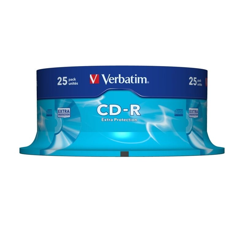 CD-R Verbatim Datalife 52X
Tarrina-25uds