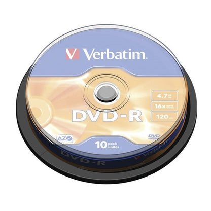 Verbatim DVD-R 4.7GB 16x Tarrina 10Uds