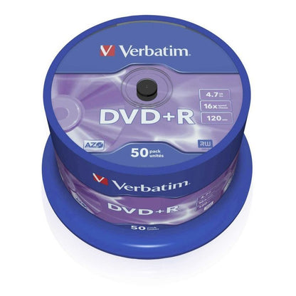 DVD+R Verbatim Advanced AZO 16X
Tarrina-50uds