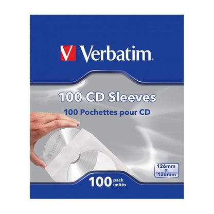 Fundas CD-R Verbatim Sleeves
Caja-100uds