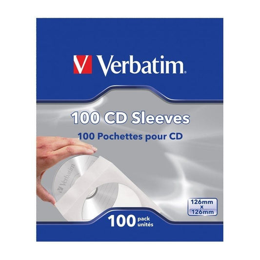 Fundas CD-R Verbatim Sleeves
Caja-100uds
