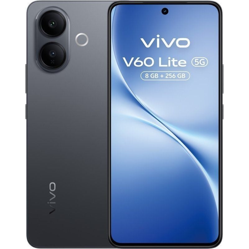 Smartphone Vivo V60 Lite 8GB
256GB
6.77"
5G
Negro
Incluye Cargador 90W y Buds