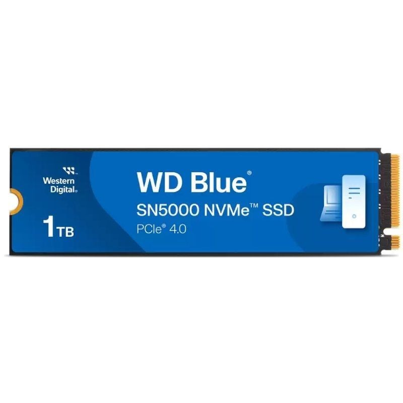 Disco SSD Western Digital WD Blue SN5000 1TB
M.2 2280 PCIe Gen4
Full Capacity