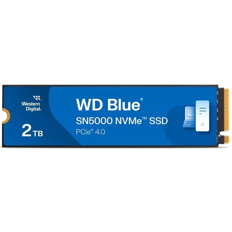 Disco SSD Western Digital WD Blue SN5000 2TB
M.2 2280 PCIe Gen4
Full Capacity