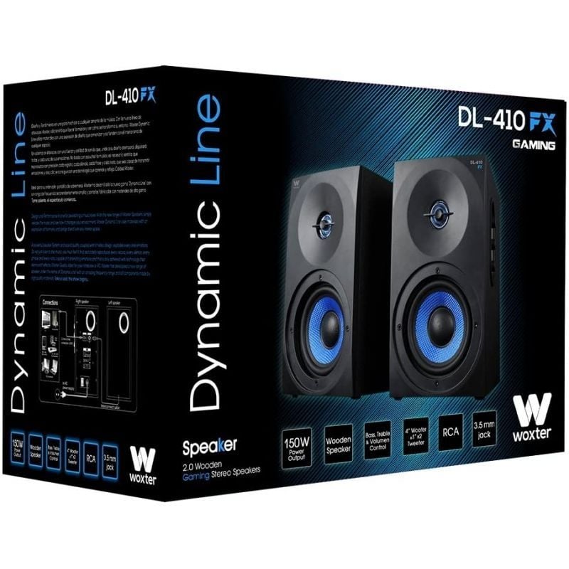 Altavoces Woxter Dynamic Line DL-410 FX
150W
2.0
