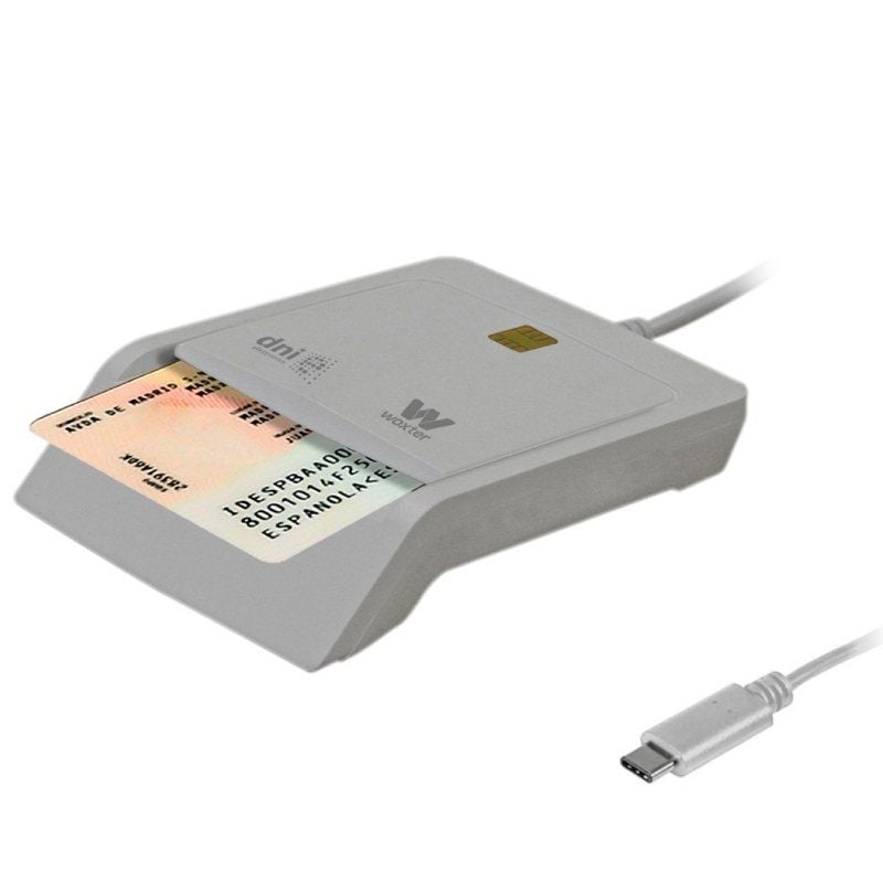 Lector de DNI y Tarjetas Woxter PE26-198
USB Tipo-C
Blanco
