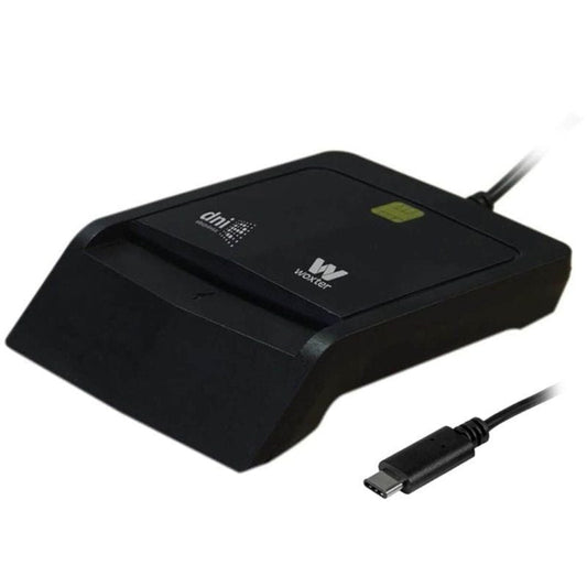 Lector de DNI y Tarjetas Woxter PE26-200
USB Tipo-C
Negro