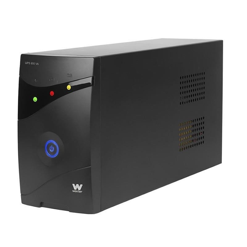 SAI Línea Interactiva Woxter UPS 650 VA
650VA-360W
2 Salidas
Formato Torre