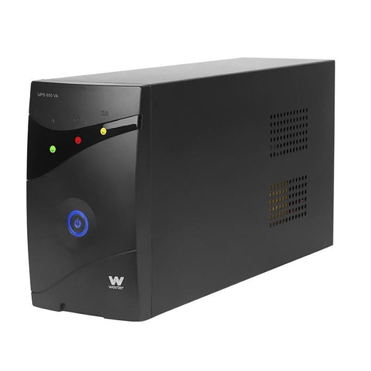 SAI Línea Interactiva Woxter UPS 650 VA
650VA-360W
2 Salidas
Formato Torre