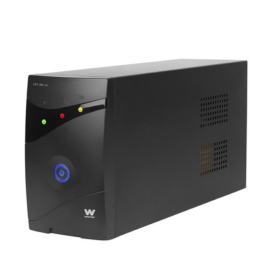 SAI Línea Interactiva Woxter UPS 800 VA
800VA-480W
2 Salidas
Formato Torre