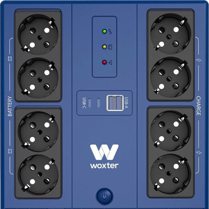 SAI Línea Interactiva Woxter Multibase UPS 800 VA
800VA-480W
8 Salidas
Formato Torre