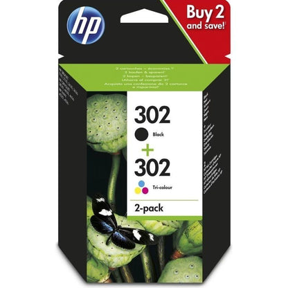 HP Cartucho Multipack 302 Negro+ Color