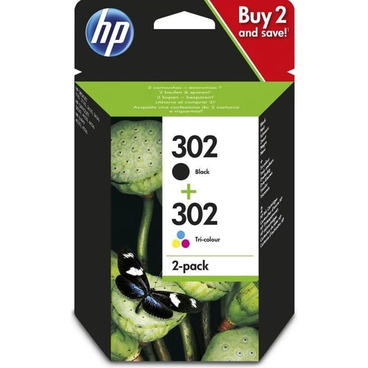 HP Cartucho Multipack 302 Negro+ Color