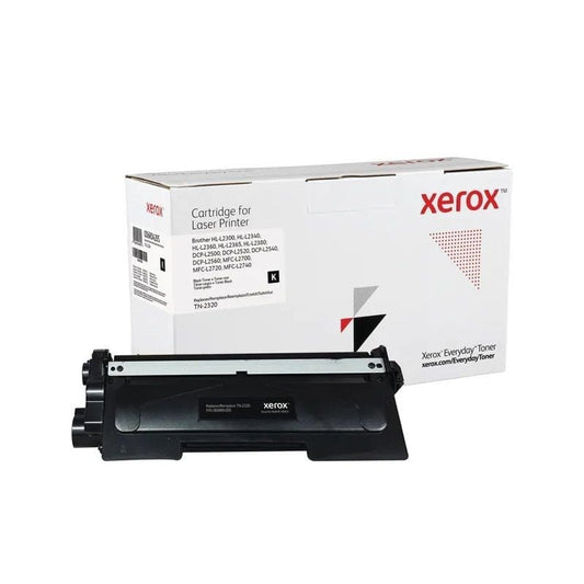 Tóner compatible Xerox 006R04205 compatible con Brother TN-2320
2600 páginas
Negro