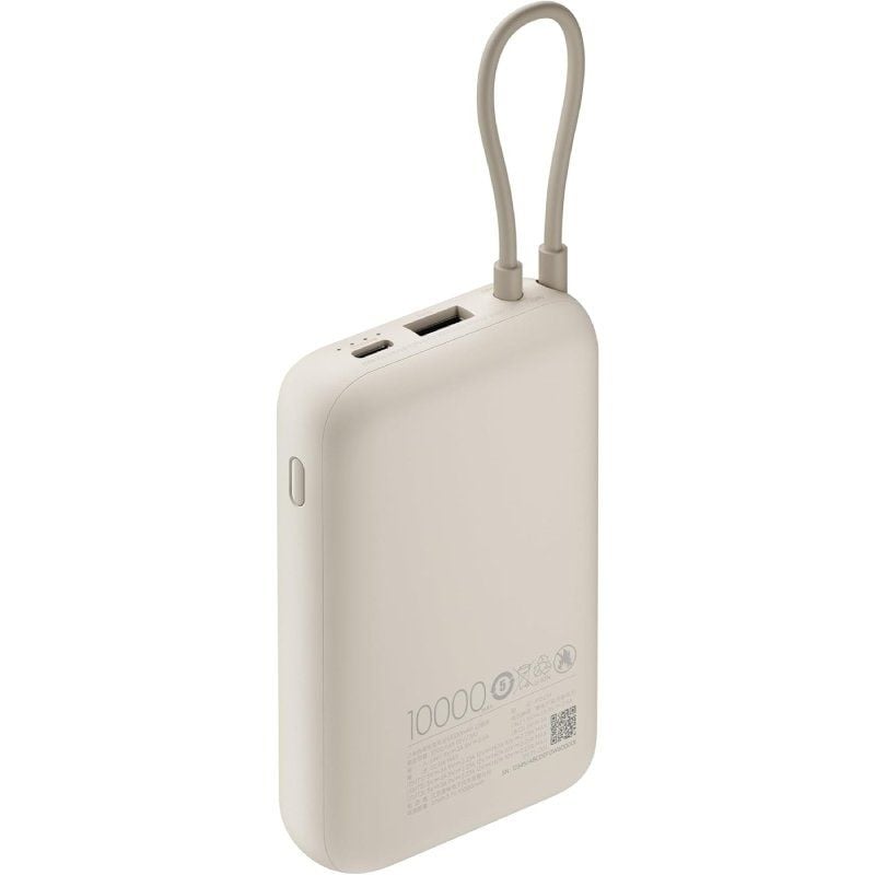 Powerbank 10000mAh Xiaomi Power Bank Integrated Cable
22.5W
Beige