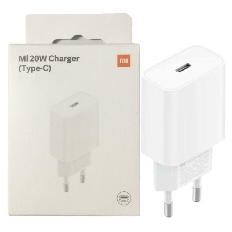 Cargador de Pared Xiaomi Mi 20W Charger (Type-C)
1xUSB Tipo-C
20W