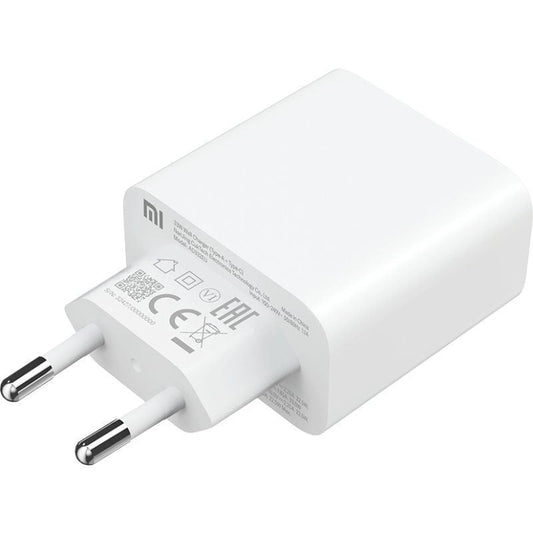 Cargador de Pared Xiaomi Mi 33W Wall Charger
1xUSB Tipo-C
1xUSB
33W