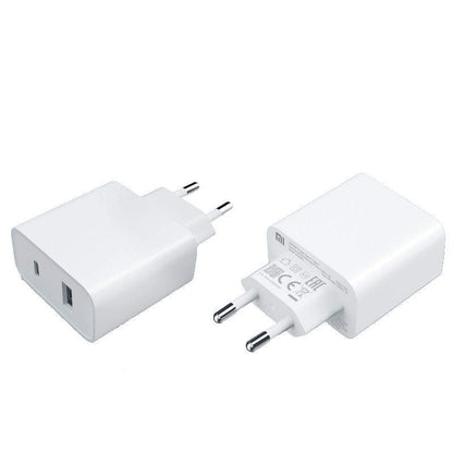Cargador de Pared Xiaomi Mi 33W Wall Charger
1xUSB Tipo-C
1xUSB
33W