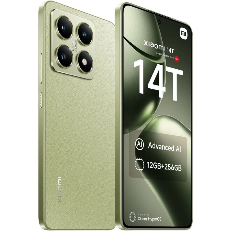 Smartphone Xiaomi 14T 12GB
256GB
6.67"
5G
Verde