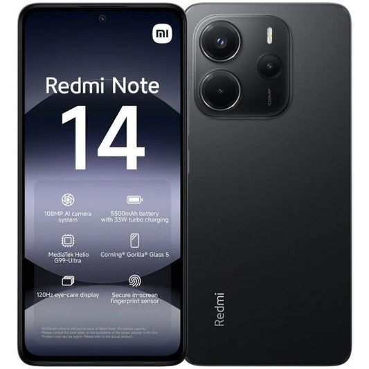 XIAOMI Redmi Note 14 6,67" 128GB 6GB Black