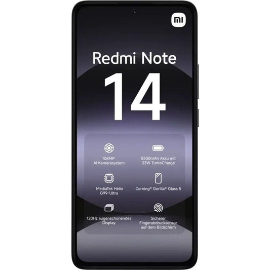 Smartphone Xiaomi Redmi Note 14 6GB
128GB
6.67"
Negro