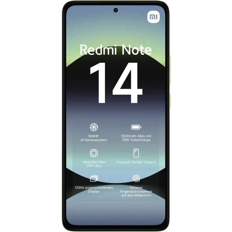 XIAOMI Redmi Note 14 6,67" 128GB 6GB Green