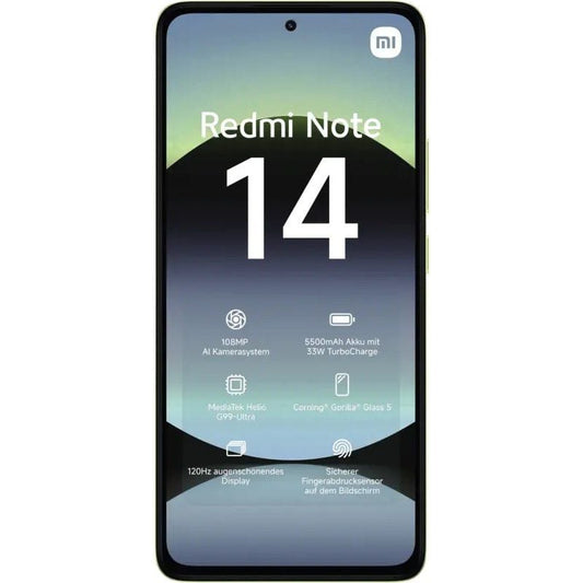 Smartphone Xiaomi Redmi Note 14 8GB
256GB
6.67"
Verde