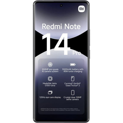 Smartphone Xiaomi Redmi Note 14 Pro 8GB
256GB
6.67"
Negro Medianoche