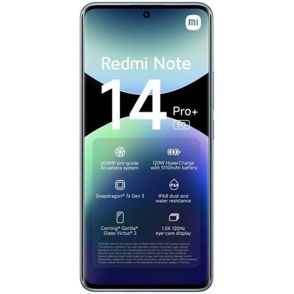 Smartphone Xiaomi Redmi Note 14 Pro+ 8GB
256GB
6.67"
5G
Azul