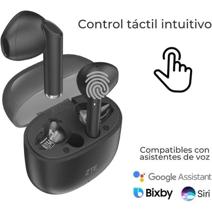 Auriculares Bluetooth ZTE Buds 2 con estuche de carga
Autonomía 5h
Negros